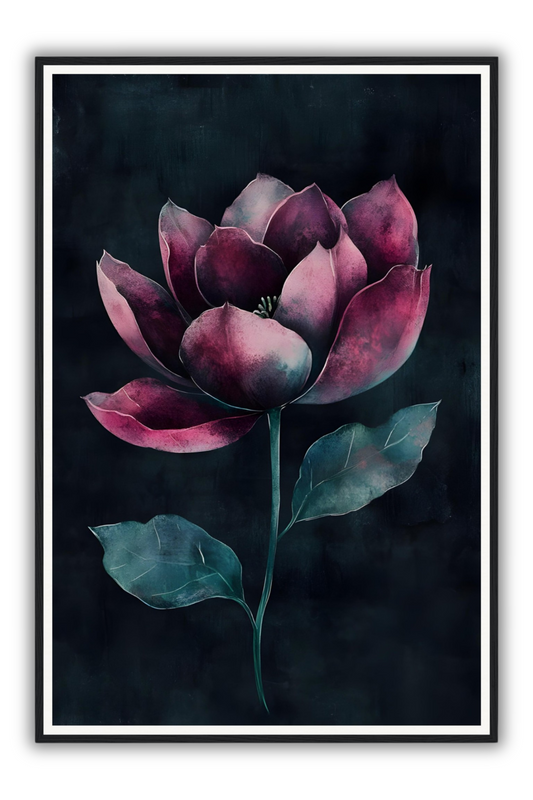 The Cactus Flower | Framed Art Print